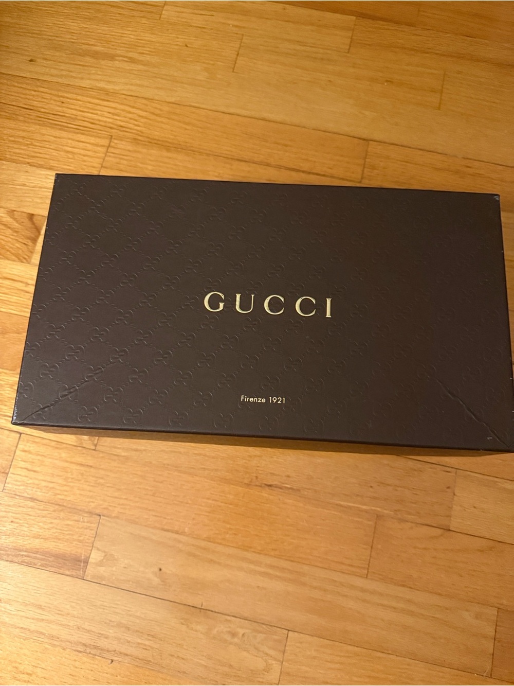 Gucci Men's Accessory Box - Brown unisex for shoes 6-12 sizes